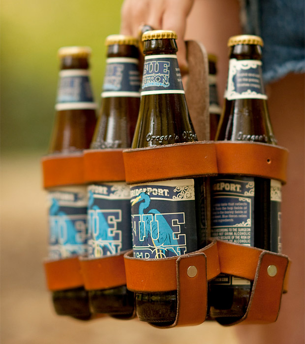 Leather Beer Carton Leather Beer Carton at werd.com